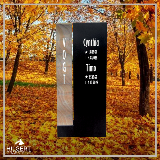 HO-DA-JK1185 | Hilgert Grabsteine | Stehender Grabstein aus Naturstein