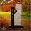 HO-DA-RS014-19JK | Hilgert Grabsteine | Stehender Grabstein aus Naturstein