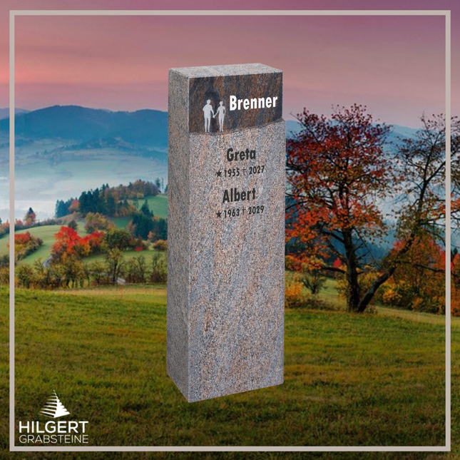HO-DA-SF201504 | Hilgert Grabsteine | Stehender Grabstein aus Naturstein