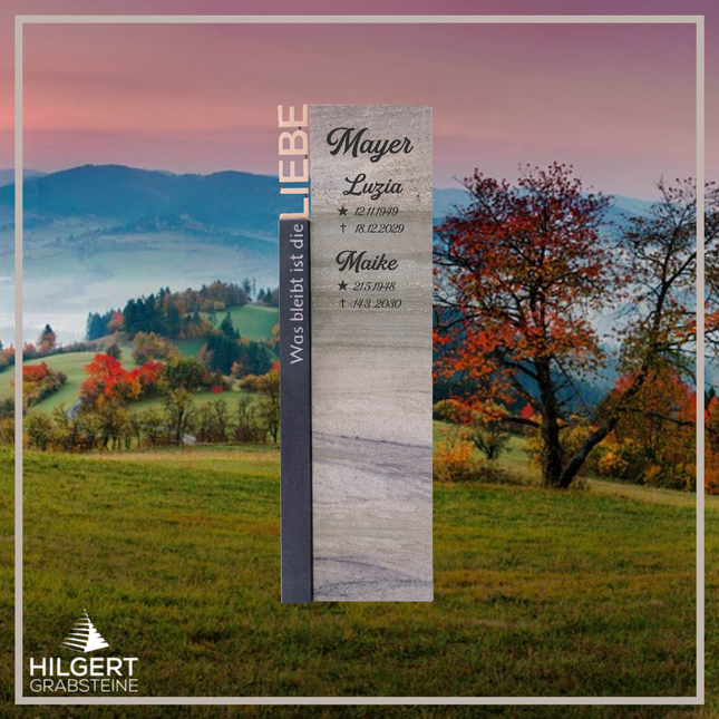 HO-DA-SF201601 | Hilgert Grabsteine | Stehender Grabstein aus Naturstein
