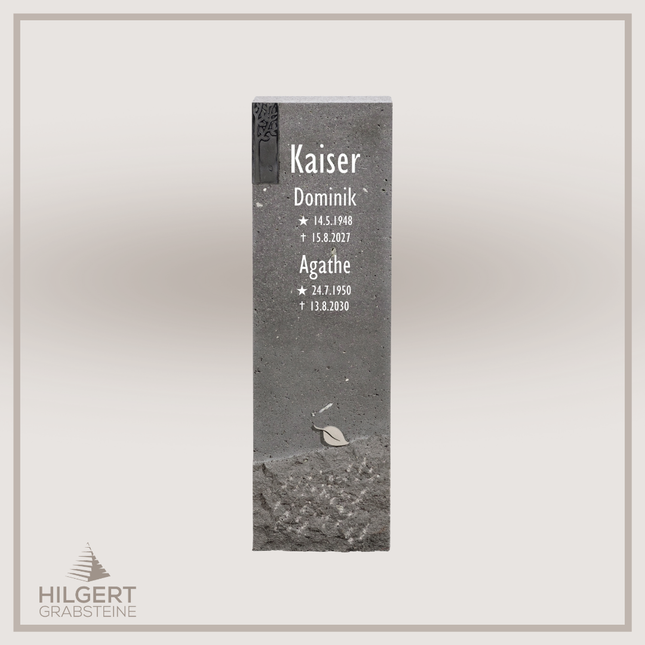 HO-DA-SF201605 | Hilgert Grabsteine | Stehender Grabstein aus Naturstein