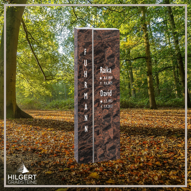 HO-DA-SF201806 | Hilgert Grabsteine | Stehender Grabstein aus Naturstein