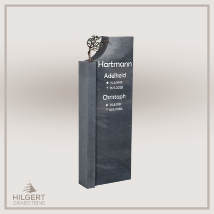 HO-DA-SF201904 | Hilgert Grabsteine | Stehender Grabstein aus Naturstein