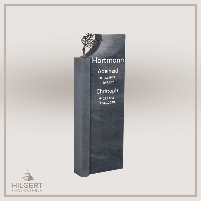 HO-DA-SF201904 | Hilgert Grabsteine | Stehender Grabstein aus Naturstein