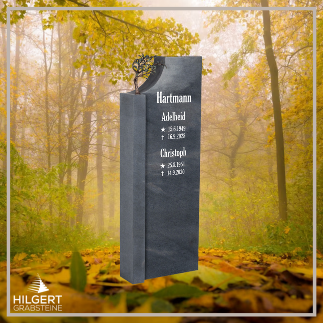 HO-DA-SF201904 | Hilgert Grabsteine | Stehender Grabstein aus Naturstein