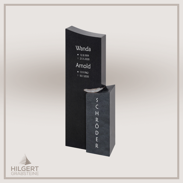 HO-DA-SF201908 | Hilgert Grabsteine | Stehender Grabstein aus Naturstein