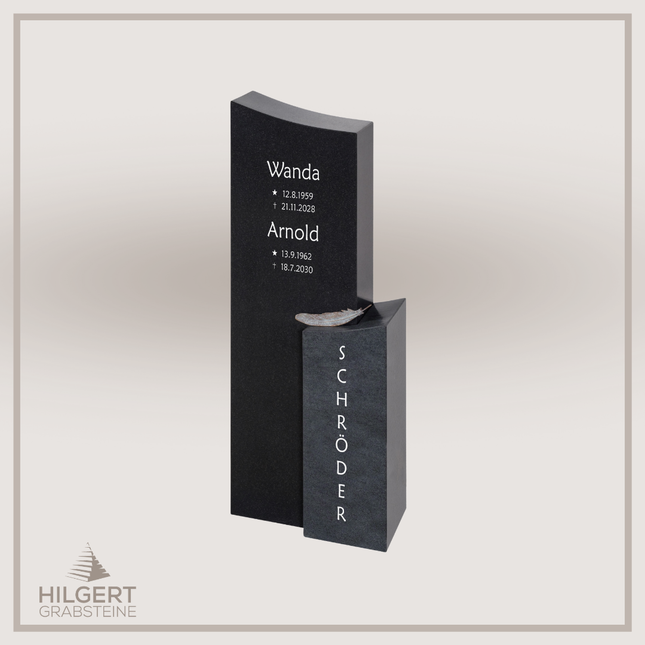 HO-DA-SF201908 | Hilgert Grabsteine | Stehender Grabstein aus Naturstein