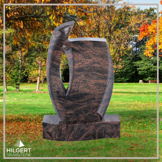 HO-DA-USTJK9 | Hilgert Grabsteine | Stehender Grabstein aus Naturstein