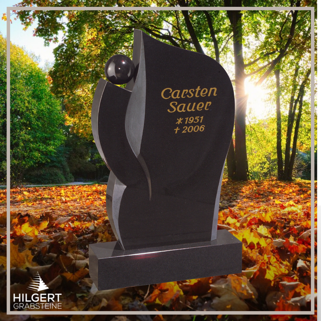 HO-GR-001969 | Hilgert Grabsteine | Stehender Grabstein aus Naturstein