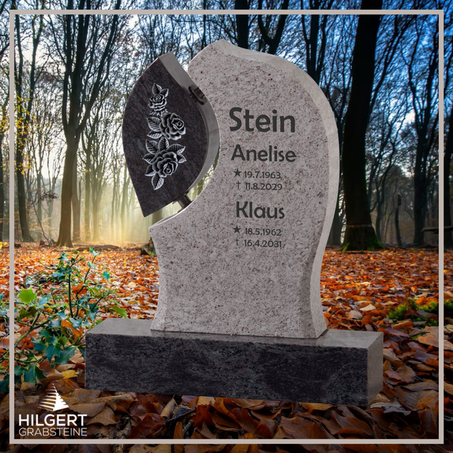 HO-GR-001981 | Hilgert Grabsteine | Stehender Grabstein aus Naturstein