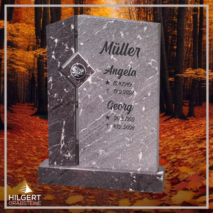 HO-GR-002224 | Hilgert Grabsteine | Stehender Grabstein aus Naturstein
