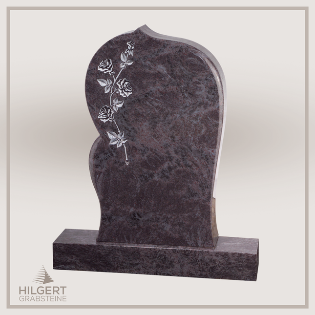 HO-GR-002254 | Hilgert Grabsteine | Stehender Grabstein aus Naturstein
