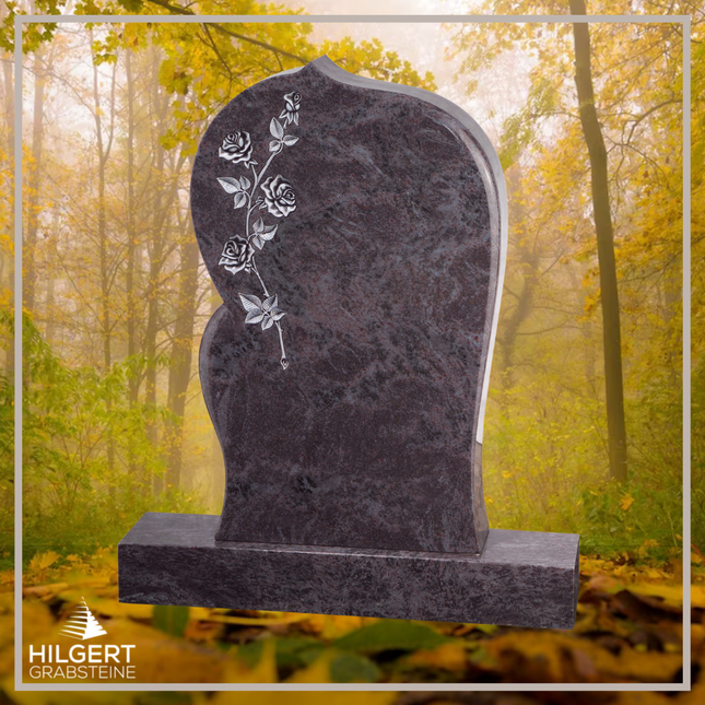 HO-GR-002254 | Hilgert Grabsteine | Stehender Grabstein aus Naturstein