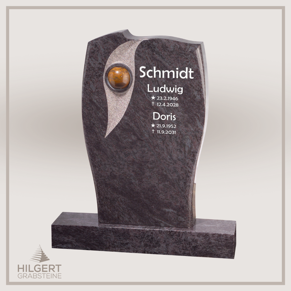 HO-GR-002258 | Hilgert Grabsteine | Stehender Grabstein aus Naturstein
