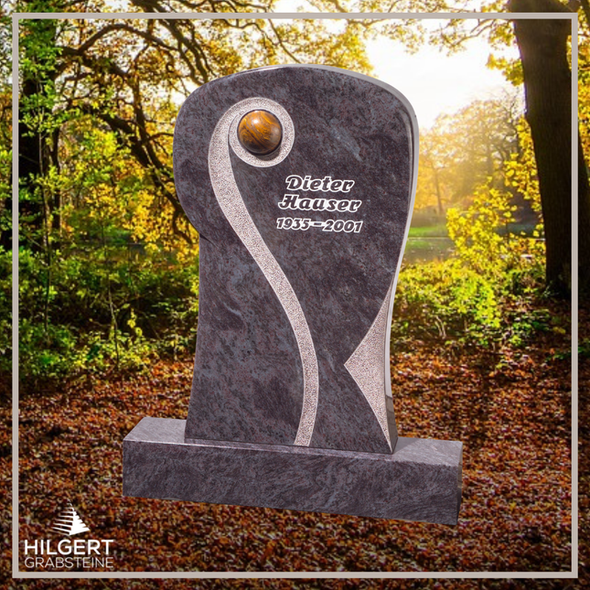 HO-GR-002260 | Hilgert Grabsteine | Stehender Grabstein aus Naturstein