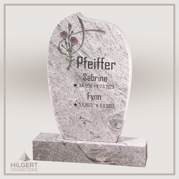 HO-GR-002276 | Hilgert Grabsteine | Stehender Grabstein aus Naturstein