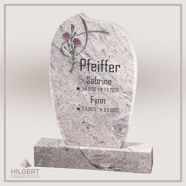 HO-GR-002276 | Hilgert Grabsteine | Stehender Grabstein aus Naturstein