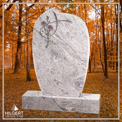 HO-GR-002276 | Hilgert Grabsteine | Stehender Grabstein aus Naturstein