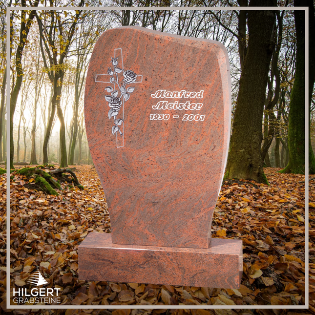HO-GR-002283 | Hilgert Grabsteine | Stehender Grabstein aus Naturstein