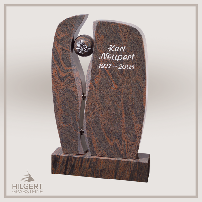HO-GR-002285 | Hilgert Grabsteine | Stehender Grabstein aus Naturstein
