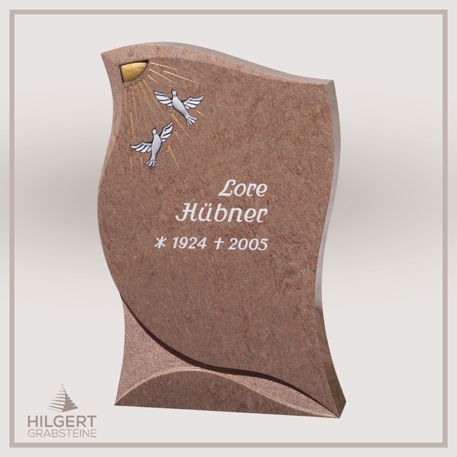 HO-GR-002289 | Hilgert Grabsteine | Stehender Grabstein aus Naturstein