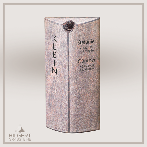 HO-GR-002320st | Hilgert Grabsteine | Stehender Grabstein aus Naturstein