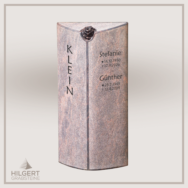HO-GR-002320st | Hilgert Grabsteine | Stehender Grabstein aus Naturstein