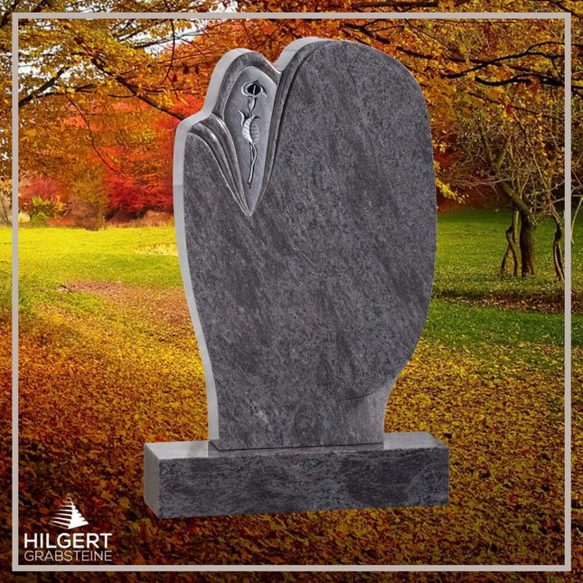 HO-GR-002398 | Hilgert Grabsteine | Stehender Grabstein aus Naturstein