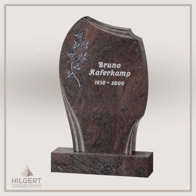 HO-GR-002414 | Hilgert Grabsteine | Stehender Grabstein aus Naturstein