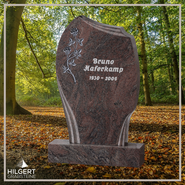 HO-GR-002414 | Hilgert Grabsteine | Stehender Grabstein aus Naturstein