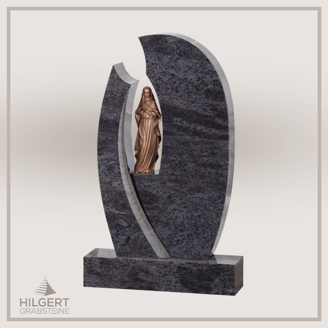 HO-GR-002453 | Hilgert Grabsteine | Stehender Grabstein aus Naturstein