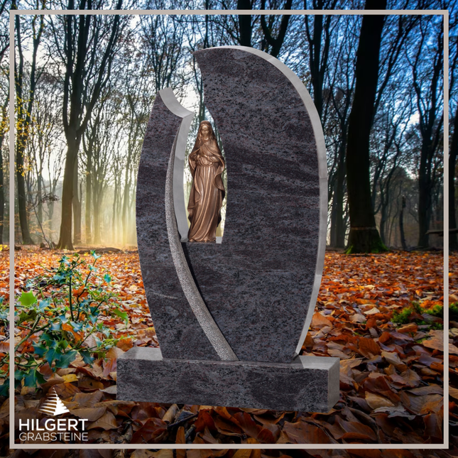 HO-GR-002453 | Hilgert Grabsteine | Stehender Grabstein aus Naturstein