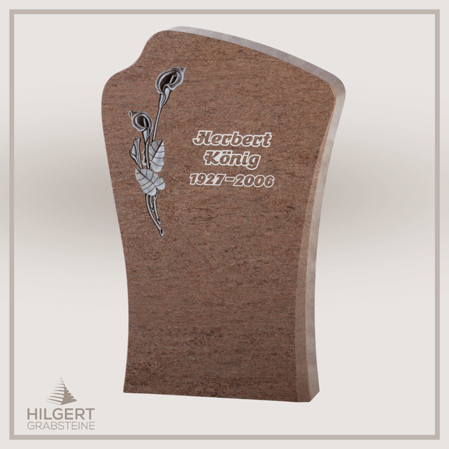 HO-GR-002457 | Hilgert Grabsteine | Stehender Grabstein aus Naturstein