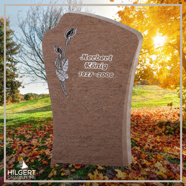 HO-GR-002457 | Hilgert Grabsteine | Stehender Grabstein aus Naturstein