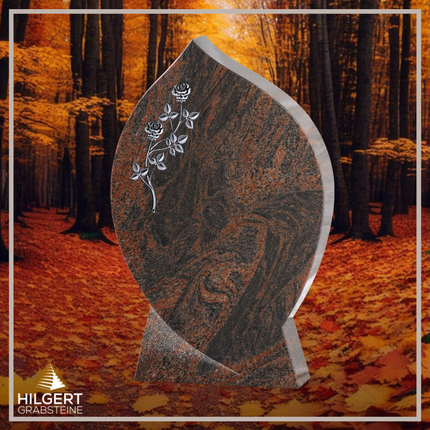 HO-GR-002469 | Hilgert Grabsteine | Stehender Grabstein aus Naturstein