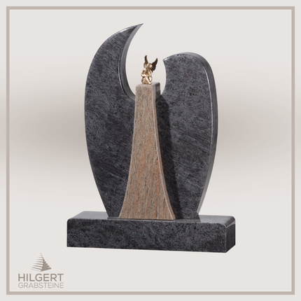 HO-GR-002538 | Hilgert Grabsteine | Stehender Grabstein aus Naturstein
