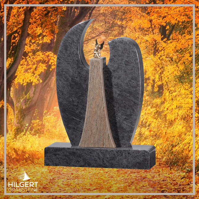 HO-GR-002538 | Hilgert Grabsteine | Stehender Grabstein aus Naturstein