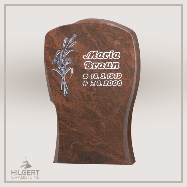 HO-GR-002568 | Hilgert Grabsteine | Stehender Grabstein aus Naturstein