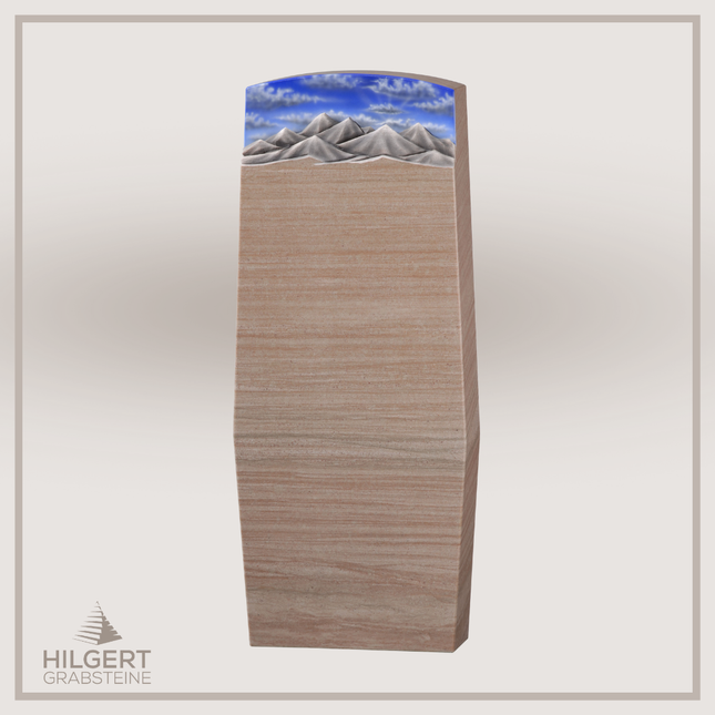 HO-GR-002597 | Hilgert Grabsteine | Stehender Grabstein aus Naturstein