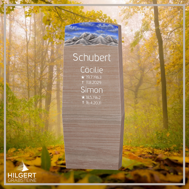 HO-GR-002597 | Hilgert Grabsteine | Stehender Grabstein aus Naturstein