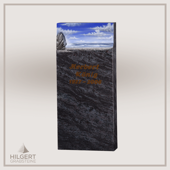 HO-GR-002607 | Hilgert Grabsteine | Stehender Grabstein aus Naturstein