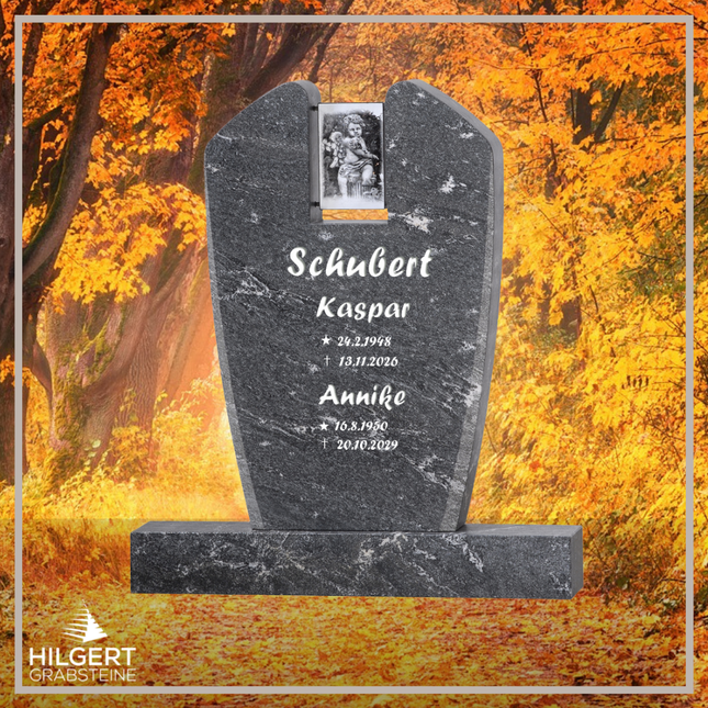 HO-GR-002632 | Hilgert Grabsteine | Stehender Grabstein aus Naturstein