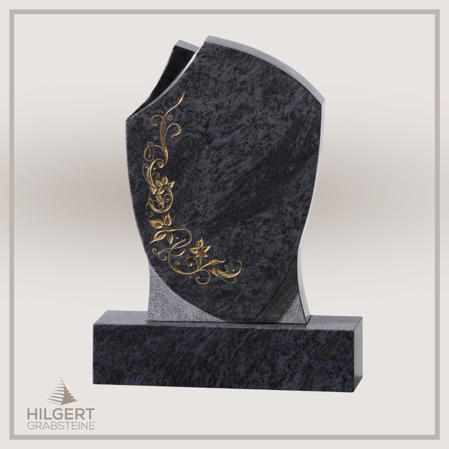HO-GR-002725 | Hilgert Grabsteine | Stehender Grabstein aus Naturstein
