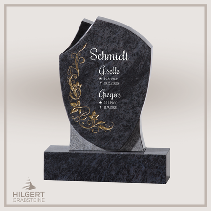 HO-GR-002725 | Hilgert Grabsteine | Stehender Grabstein aus Naturstein