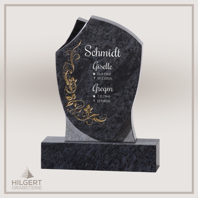 HO-GR-002725 | Hilgert Grabsteine | Stehender Grabstein aus Naturstein