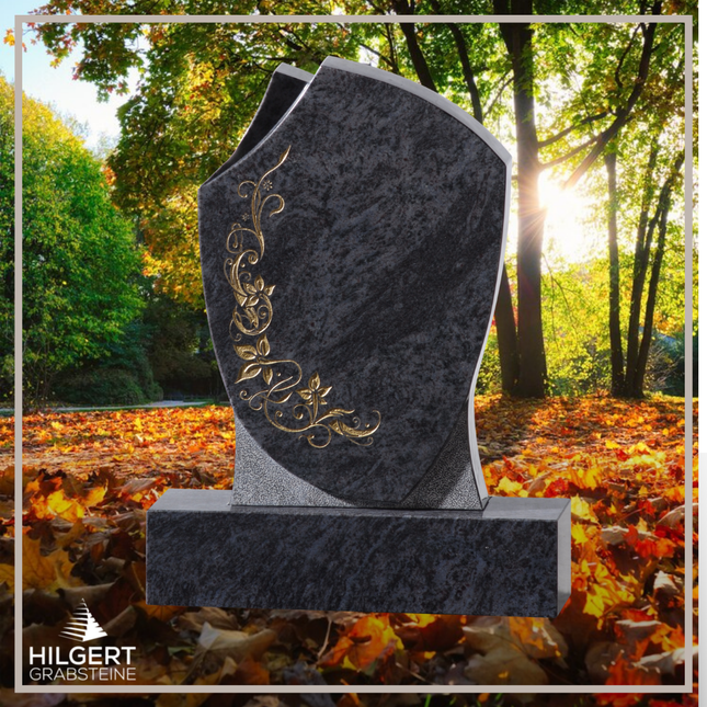 HO-GR-002725 | Hilgert Grabsteine | Stehender Grabstein aus Naturstein