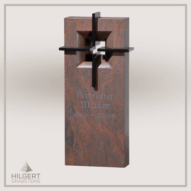 HO-GR-002737 | Hilgert Grabsteine | Stehender Grabstein aus Naturstein