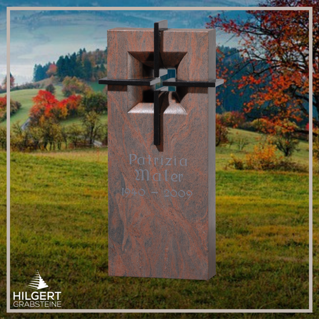 HO-GR-002737 | Hilgert Grabsteine | Stehender Grabstein aus Naturstein