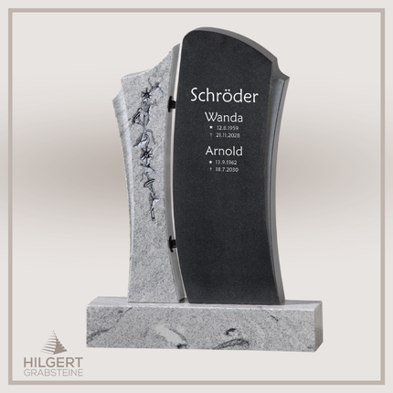 HO-GR-002738 | Hilgert Grabsteine | Stehender Grabstein aus Naturstein