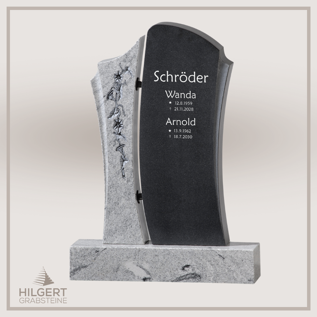 HO-GR-002738 | Hilgert Grabsteine | Stehender Grabstein aus Naturstein